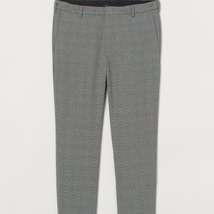 H&M Skinny Suit Pants, Plaid